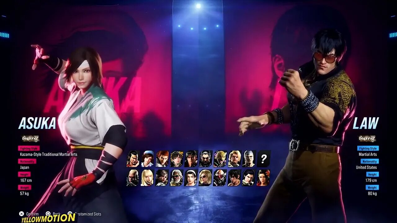 TEKKEN 8 CBT | Asuka Kazama & Marshall Law Character Select Outfit Presets - First Look!