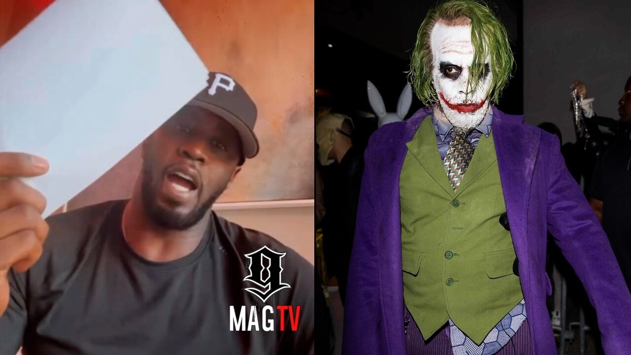 Diddy Gets Cease & Desist Letter From Warner Brothers Preventing Him From Dressing Up As The Joker!