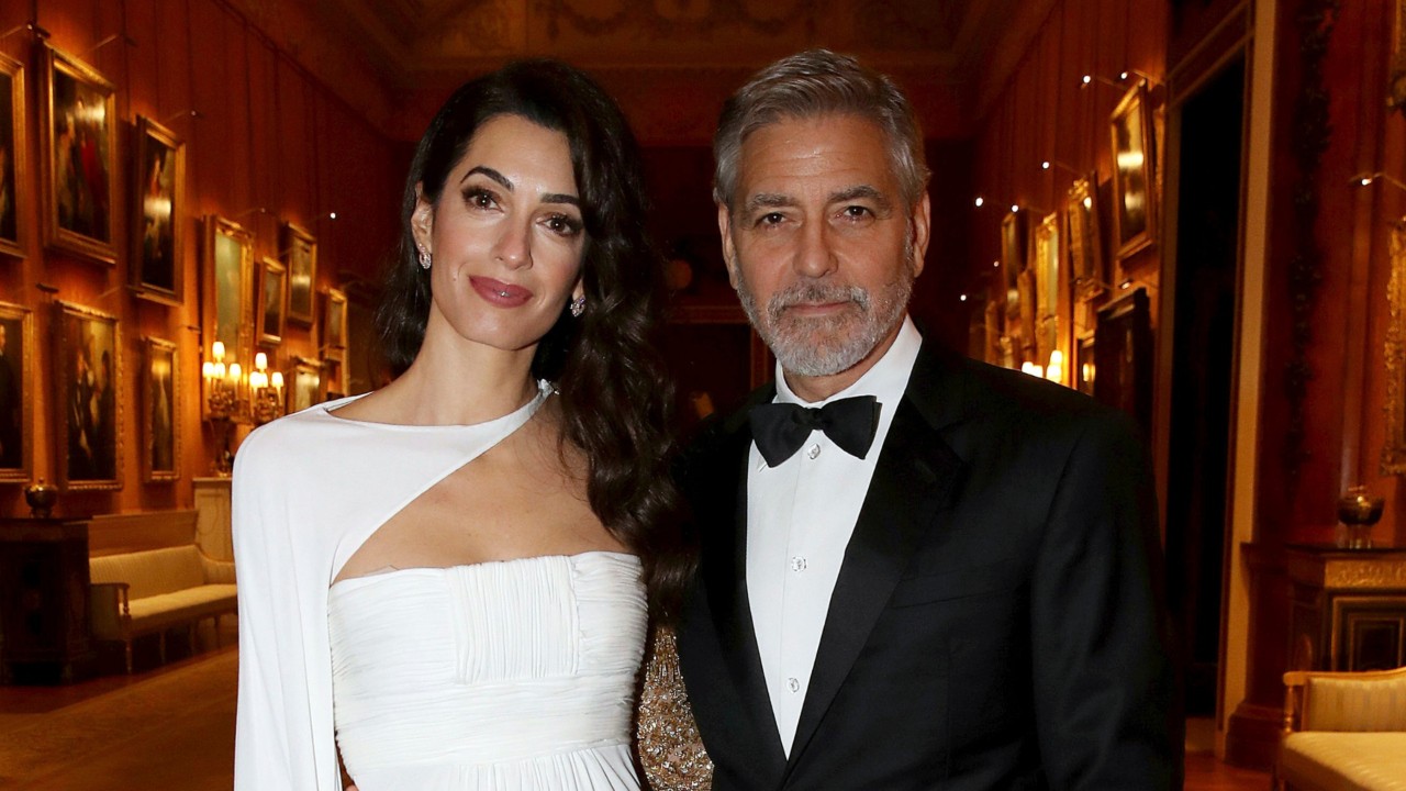 Amal And George Clooney Attend Dinner At Buckingham Palace With Prince Charles