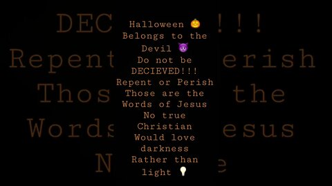IF YOU LOVE ❤️ JESUS AND SAY YOU ARE A CHRISTIAN WHY DO YOU CELEBRATE DEATH 💀 AND DEMONS???