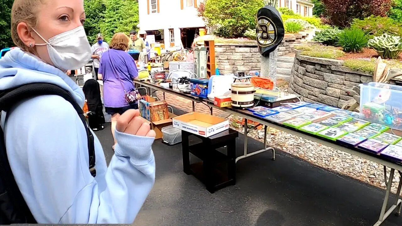 GO TO GARAGE SALES LIKE THIS