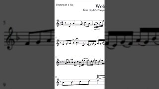 Haydn Trumpet Concerto 1st Mov - Cadenza 02 by Wobisch (played by Thomas Stevens)