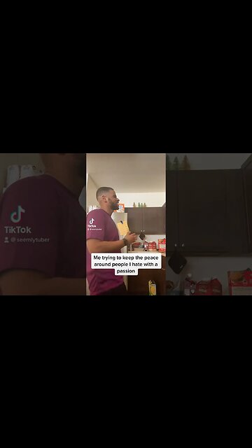 When you have to act like you like someone… seemlytuber reaction TikTok ban side eye