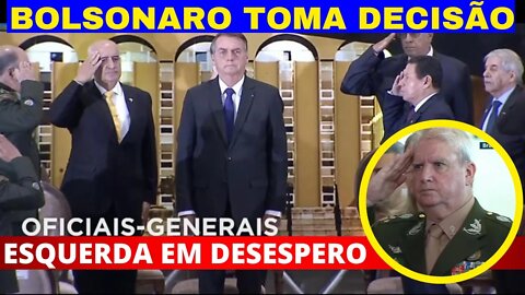 AGORA BOLSONARO TOMA DECISÃO QUE DEIXA ESQUERDA DESESPERADA EM BRASÍLIA NO QUALTEL PRESIDENTE VAI...