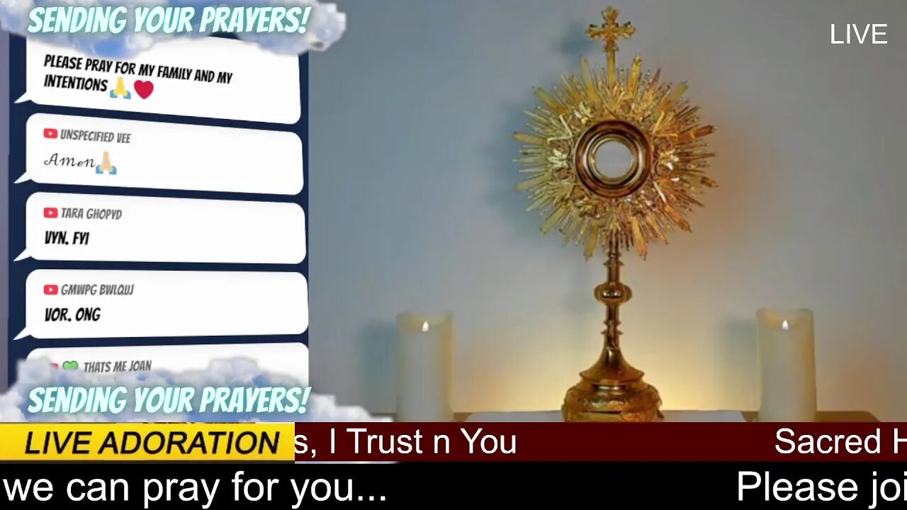 Please join us for this special time of prayer and let us know how we can pray for you.