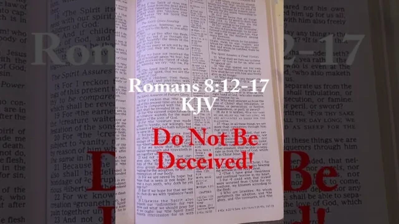 Deception is Real! You Need to Hear This! #shorts #scripture #bibleverse