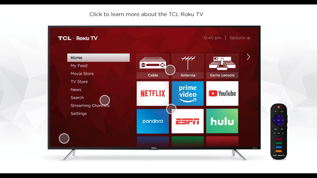 TCL 65S425 65 Inch 4K UHD HDR Smart Roku TV