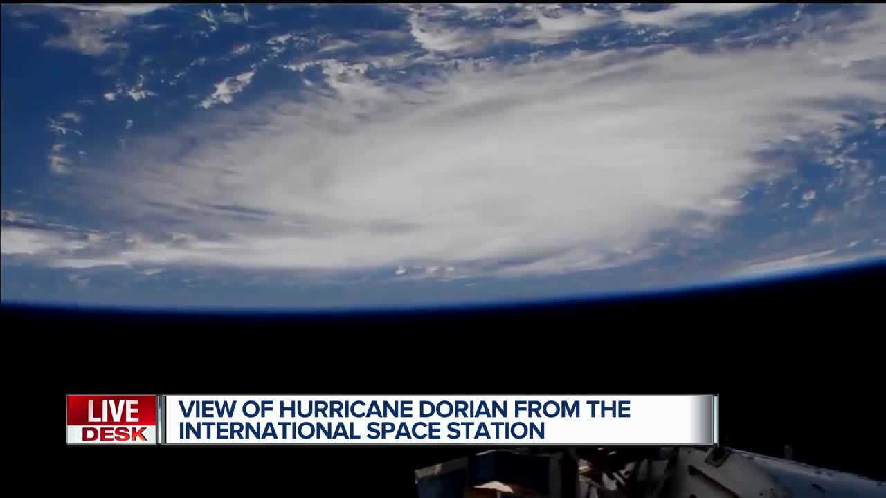 Here's what Hurricane Dorian looks like from space