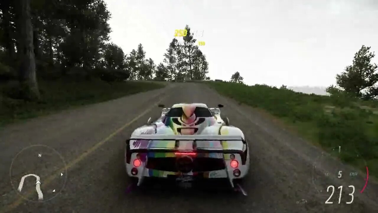 Pagani Zonda Cinque Roadster Climbs Mountain