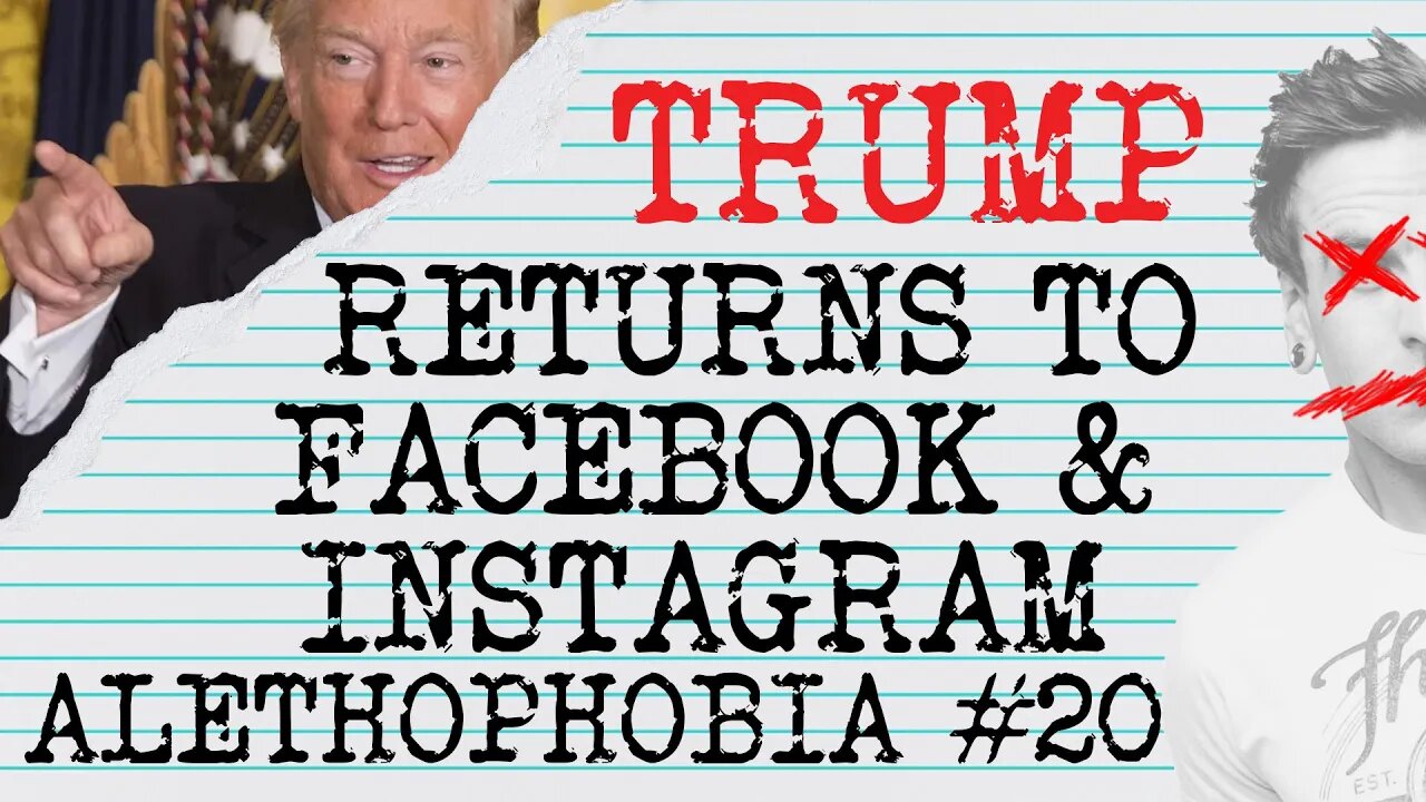 WILL TRUMP ACTUALLY RETURN TO FACEBOOK, INSTAGRAM & TWITTER? #trump #maga #donaldtrump #alethophobia