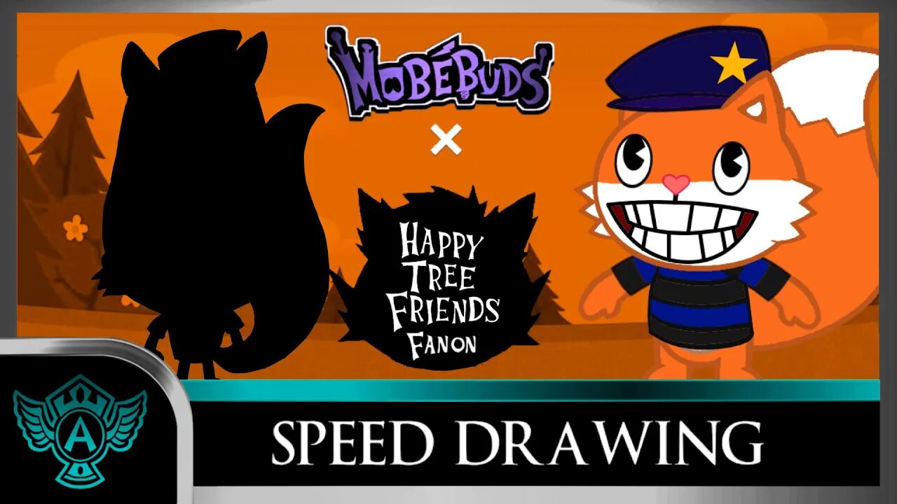 Speed Drawing: Happy Tree Friends Fanon - Turner | Mobebuds Style