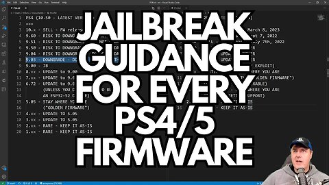 Jailbreak Advise for EVERY PS4 or PS5 Firmware (Revision 2)