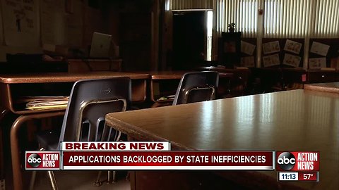 FL in need of teachers but a "significant backlog" leaves applicants waiting months for clearance