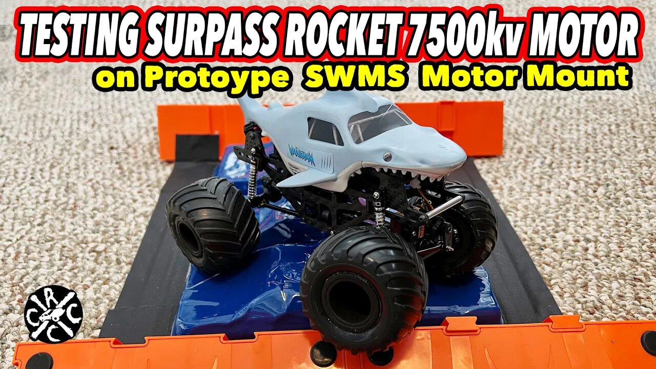 Testing Surpass Rocket 7500KV Motor On A Prototype Southwest Monster Shop Motor Mount