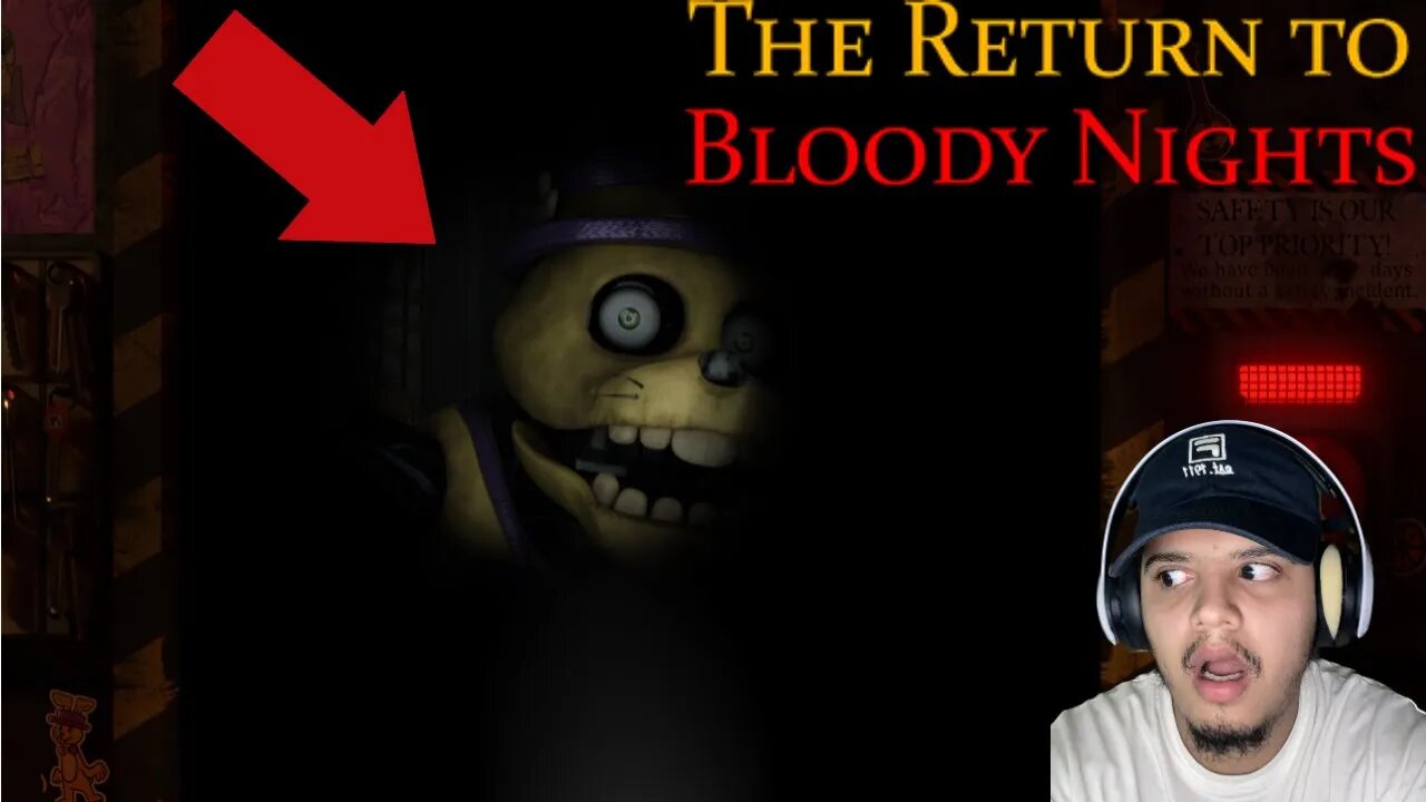 Uncover the Terror of the Return to Bloody Nights - Part 1 🔪 #fnaf #fivenightsatfreddysfangame