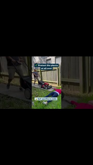 We can save the plants. One person at a time. (Read caption in posts). The grass depends on you