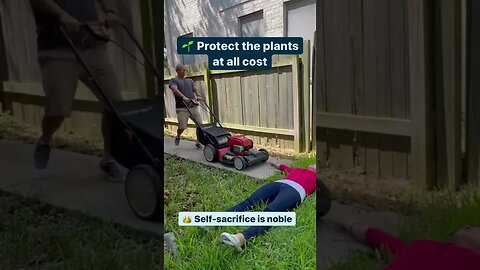 We can save the plants. One person at a time. (Read caption in posts). The grass depends on you