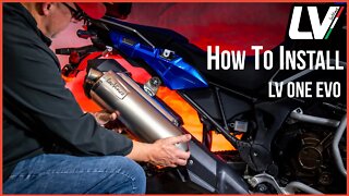 Africa Twin - LV One Evo Slip On Installation
