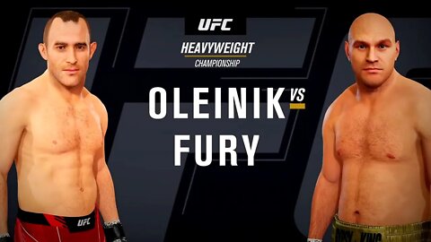 EA Sports UFC 4 Gameplay Tyson Fury vs Aleksei Oleinik