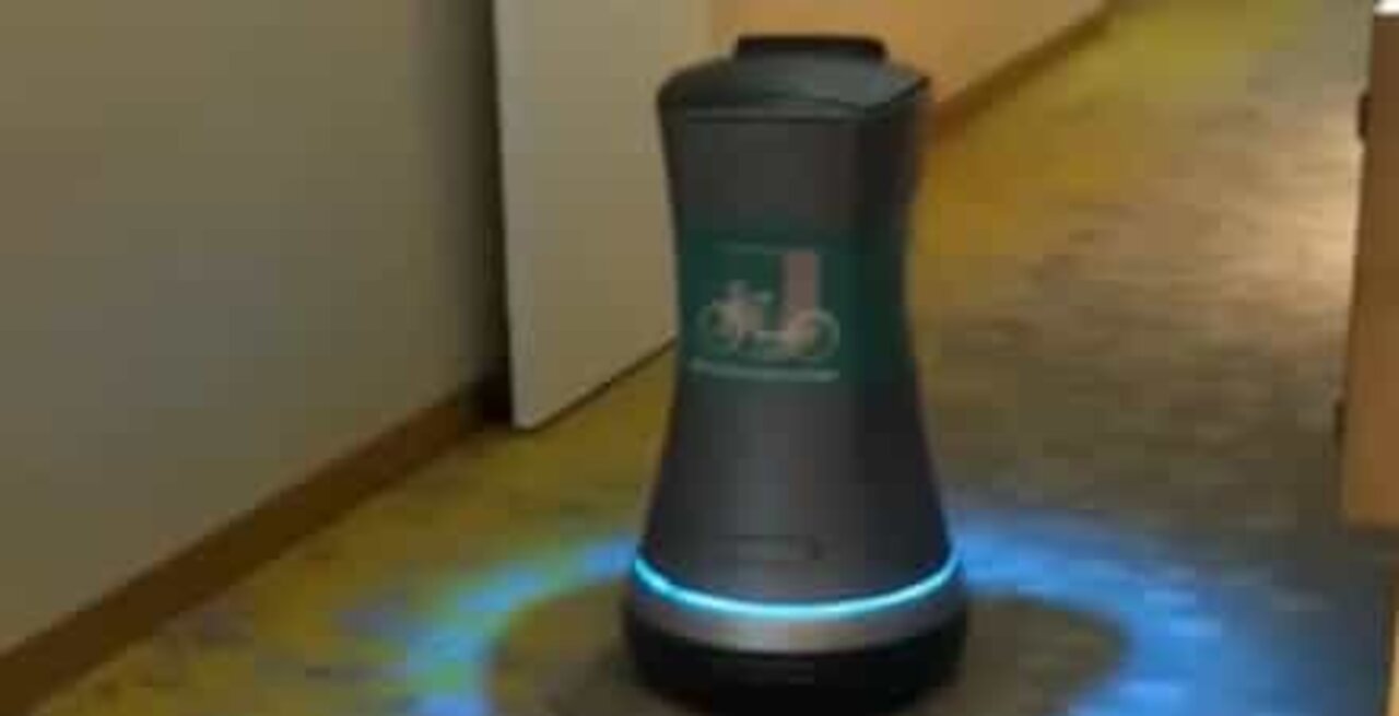 Un service de chambre assuré par un robot