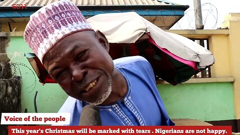 This year's Christmas will be marked with tears. Nigerians voice out