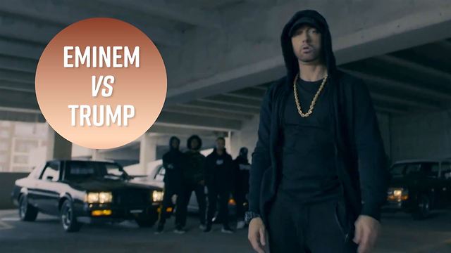 Celebs are loving Eminem's anti-Trump freestyle