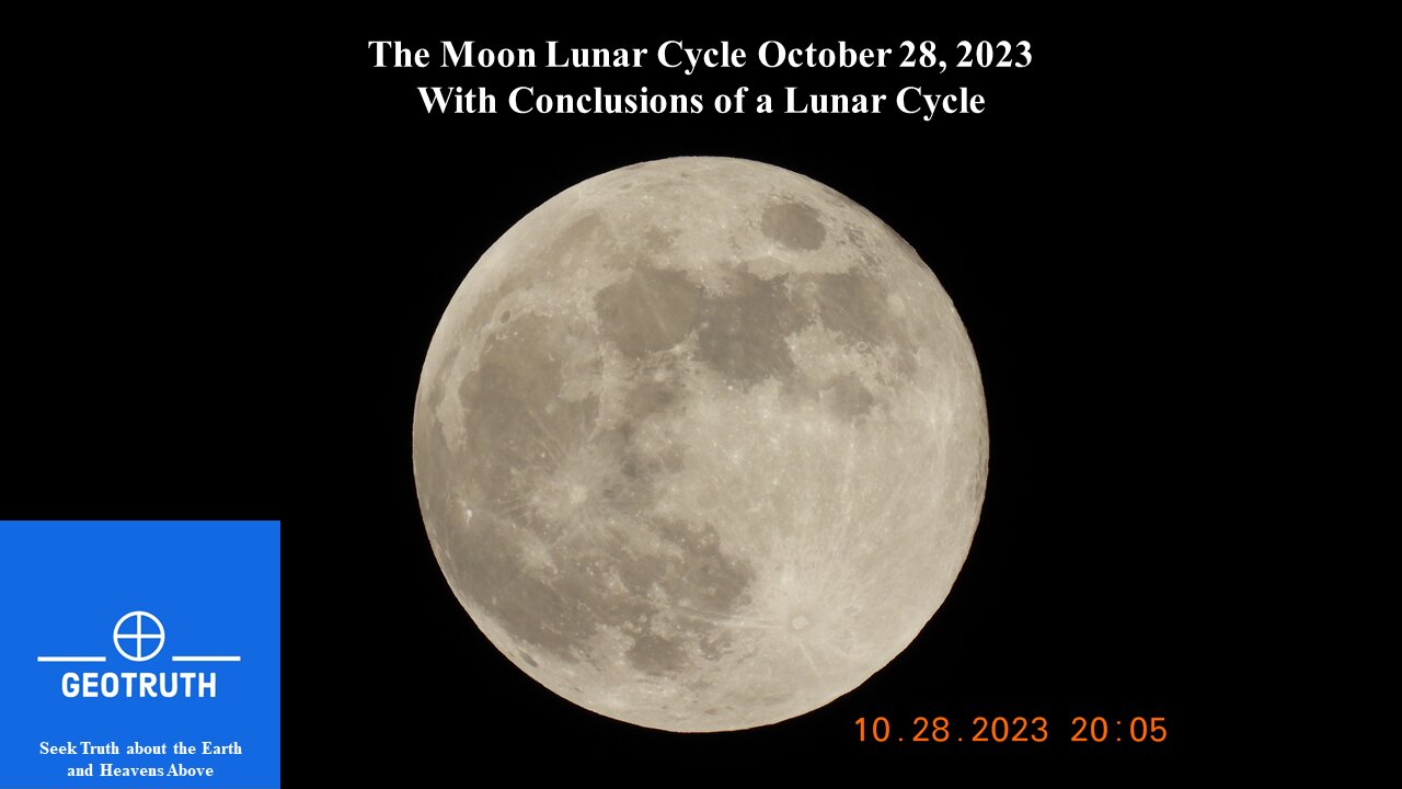 Moon Lunar Cycle October 28 2023 and Conclusion of a Lunar Cycle