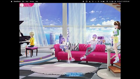 SWEET DANCE GAMEPLAY CHARACTER --- FRANSISCA SIM