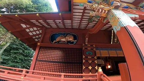 Konnohachiman Shrine, a sanctuary near Shibuya Station, where the legend of the nanny and the warrio