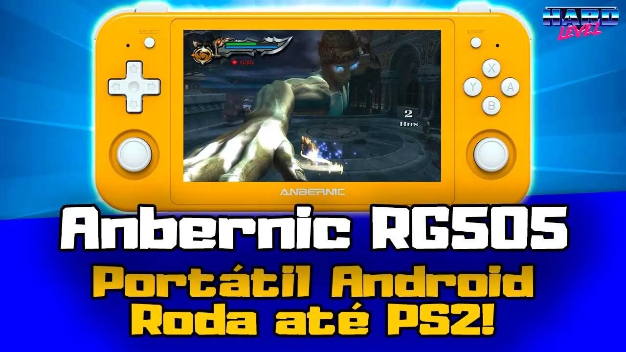 Anbernic RG505! Novo portátil BRABO! Roda até PS2!