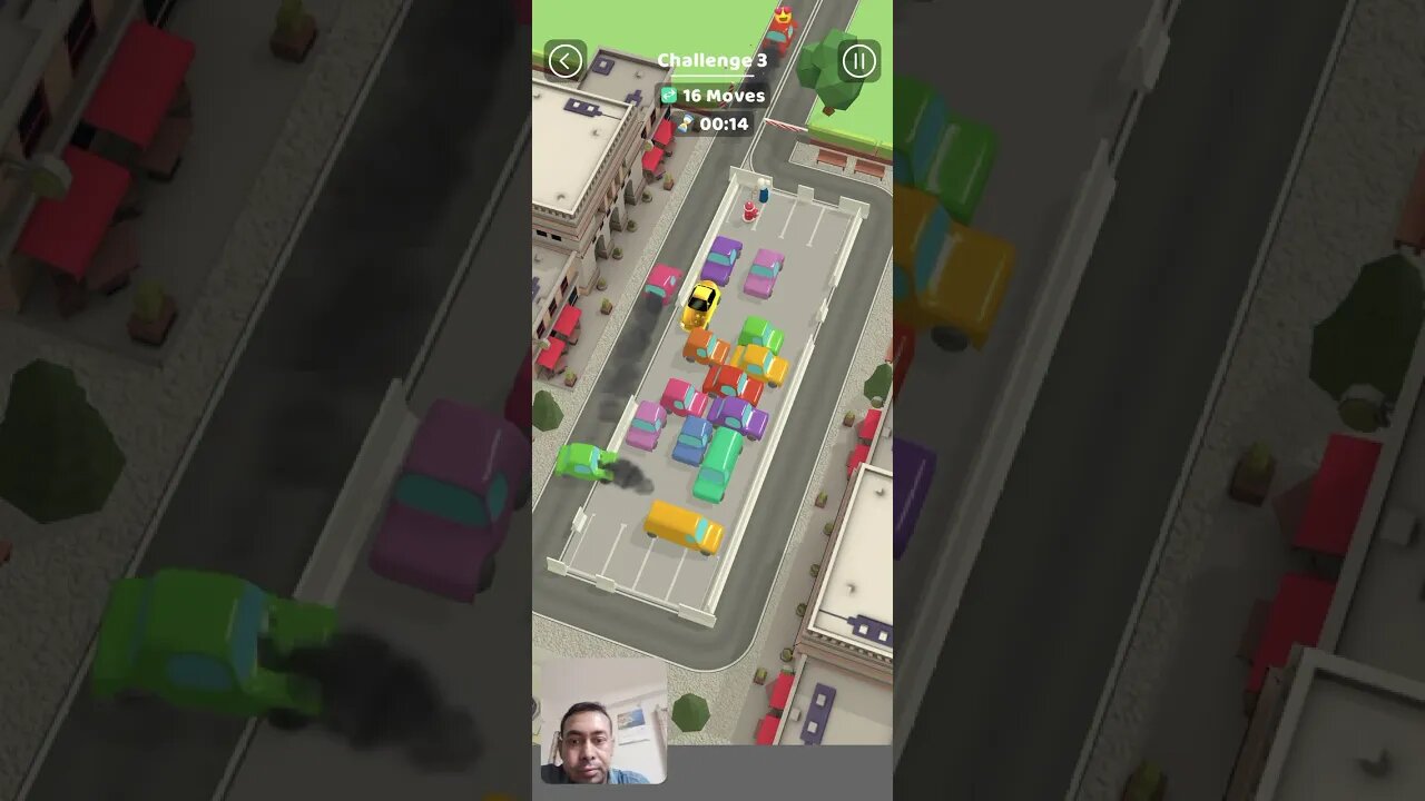 Parking Jam 3D Hard Challenge 3 #shorts #gameday #gamers #parkingjam3d #game #gameplay