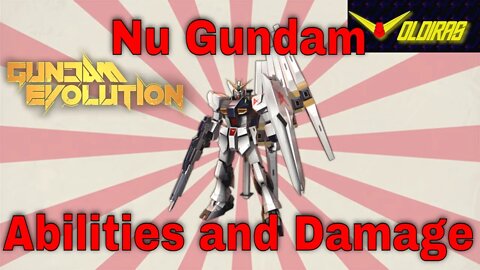 Gundam Evolution Nu Gundam Abilities and Damage Output Testing