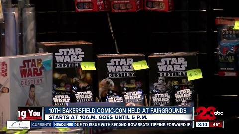 10th annual Bakersfield Comic-Con happening Saturday and Sunday at the Kern County Fairgrounds