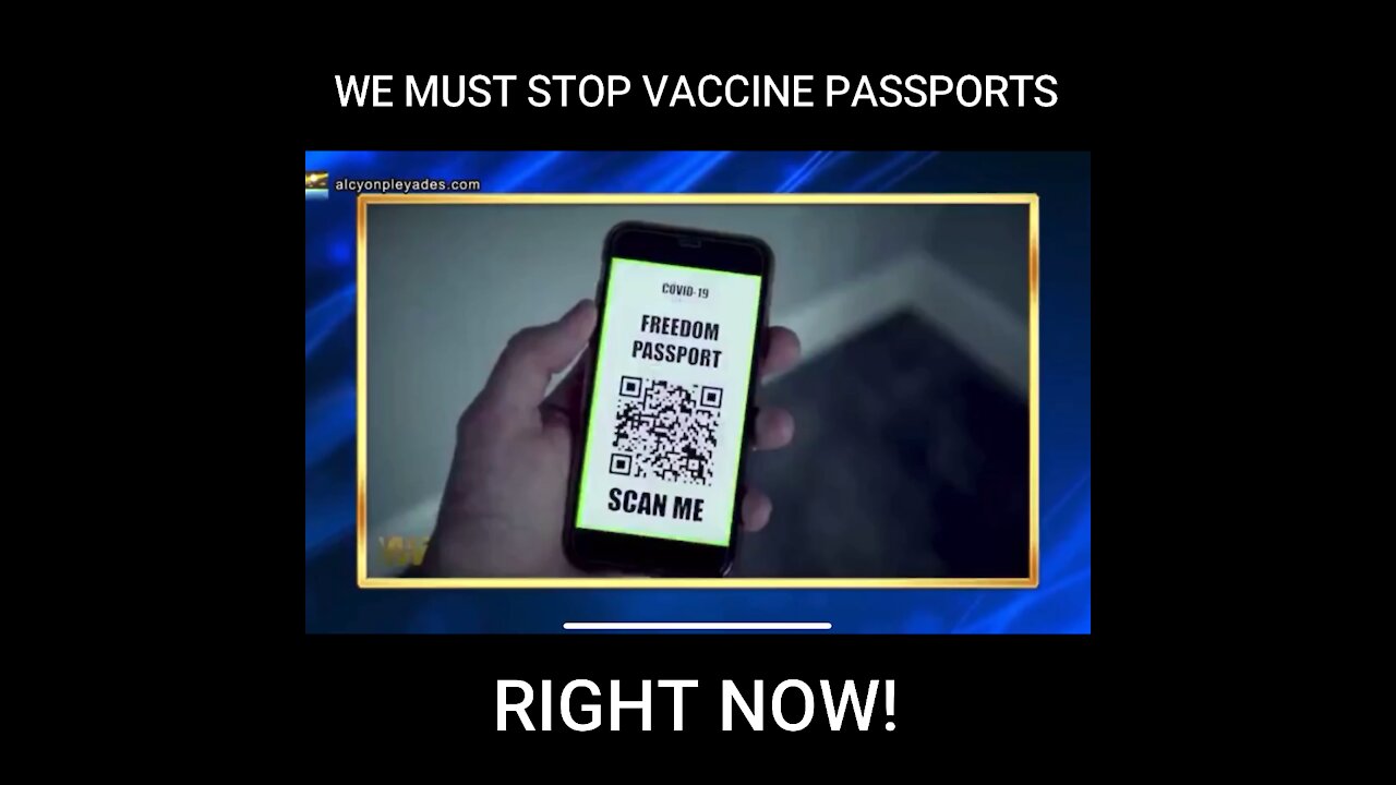 Vaccine Passports Have Nothing To Do With Your Health