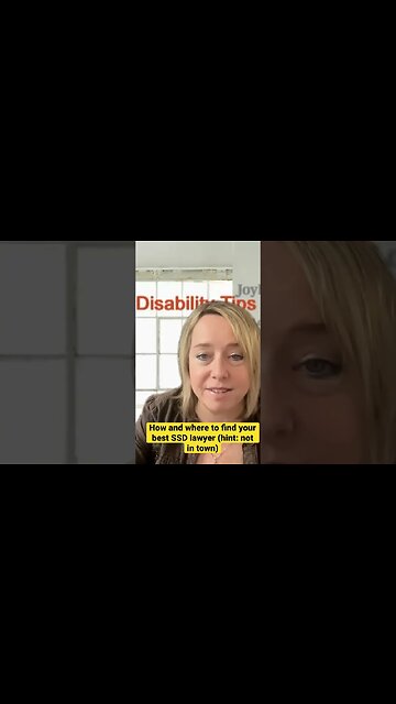 Finding a SSD Lawyer - Big Oyster!