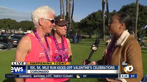 10K, 5K, mile run kicks off Valentine's celebration