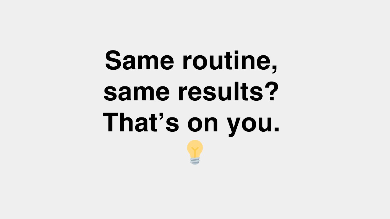 Tired of the Same Results? Make a Change 💥