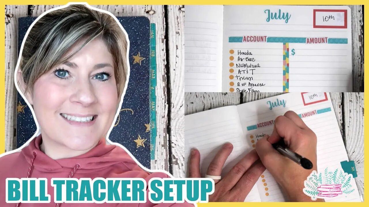 JULY 2023 MONTHLY BILL TRACKER SETUP | BUDGETING