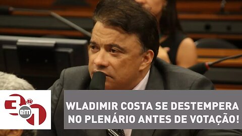 Que fase! Deputado Wladimir Costa se destempera no plenário antes de votação!