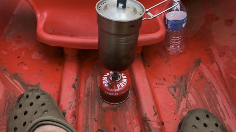 Lunch Break on Short Canoe Trip