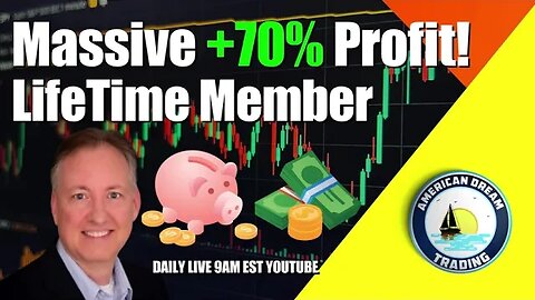 Massive +70% Profit Lifetime Member Stock Market Profits