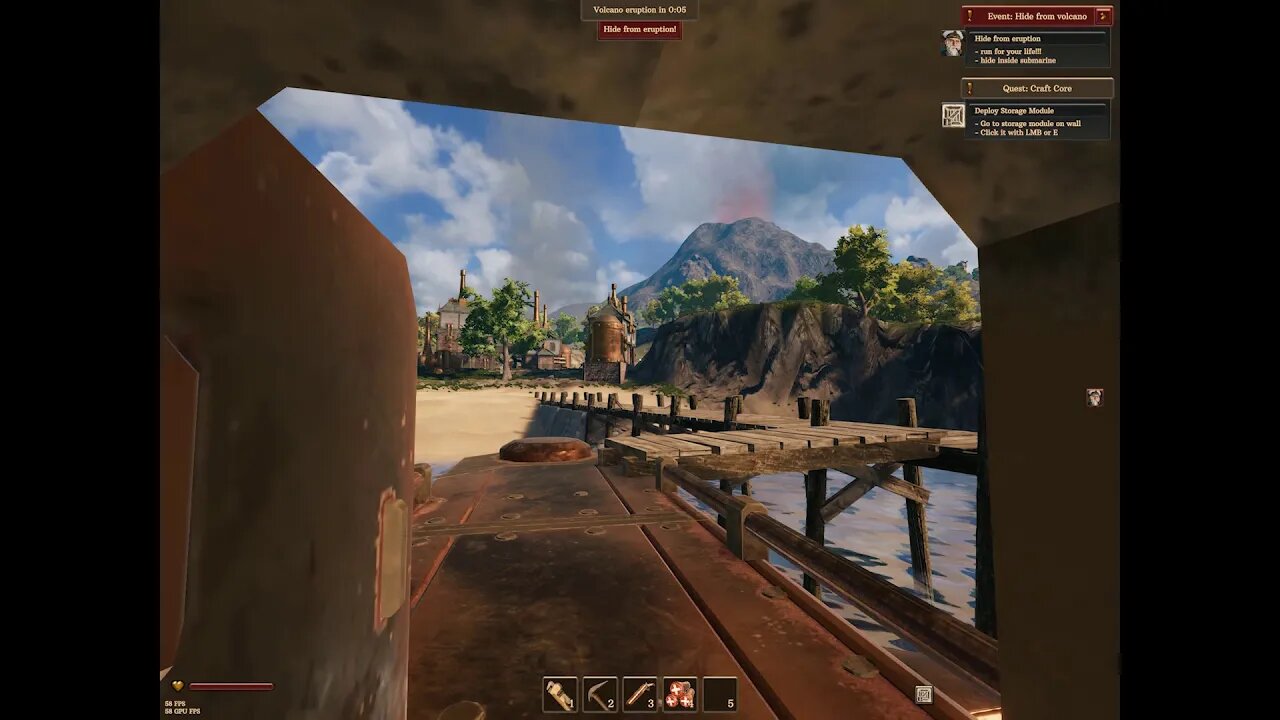 Steampunk Island with Angry Robots - Volcanoids