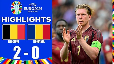 Belgium vs Romania Euro 2024 Highlights