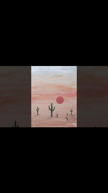 Cactus sunset.