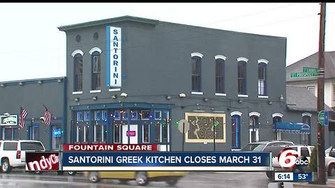 Sartorini Greek Kitchen closing March 31