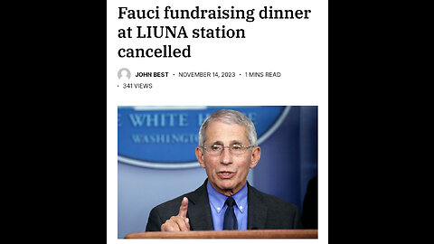 Dr. Emad Guirguis and many others speak out at cancelled Fauci event. 2023-11-22