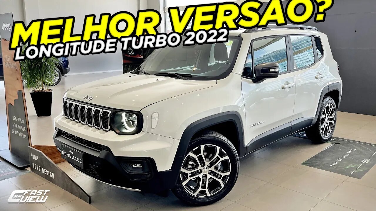 NOVO JEEP RENEGADE LONGITUDE 1.3 TURBO FLEX 2022 POR R$138 MIL É A MELHOR VERSÃO DO SUV?