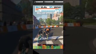 ZWIFT RACE SPRINT FINISH