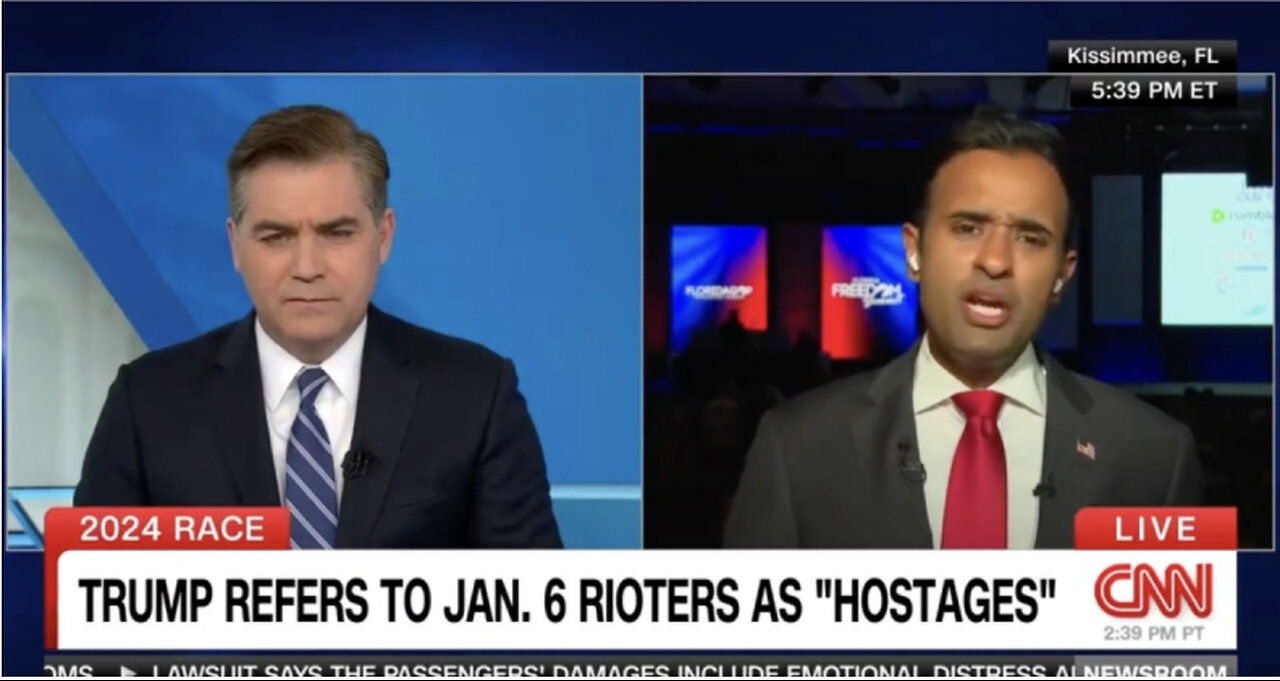 Vivek Ramaswamy Destroys CNN’s Jim Acosta on Media Bias Against Donald Trump