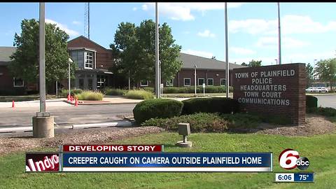 Suspected child predator caught on camera outside Plainfield home